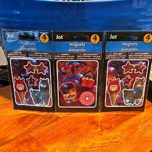 Jot Fun Magnet Set - Llama and Treats!!Locker Magnets NWTS